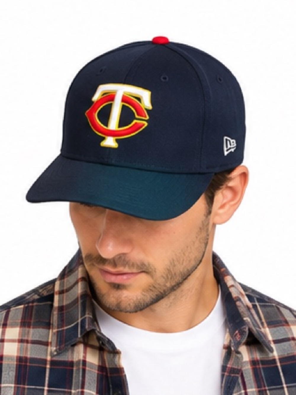 Minnesota Twins New Era 59FIFTY Navy Fitted MLB Hat Size 7 3/8 NWT